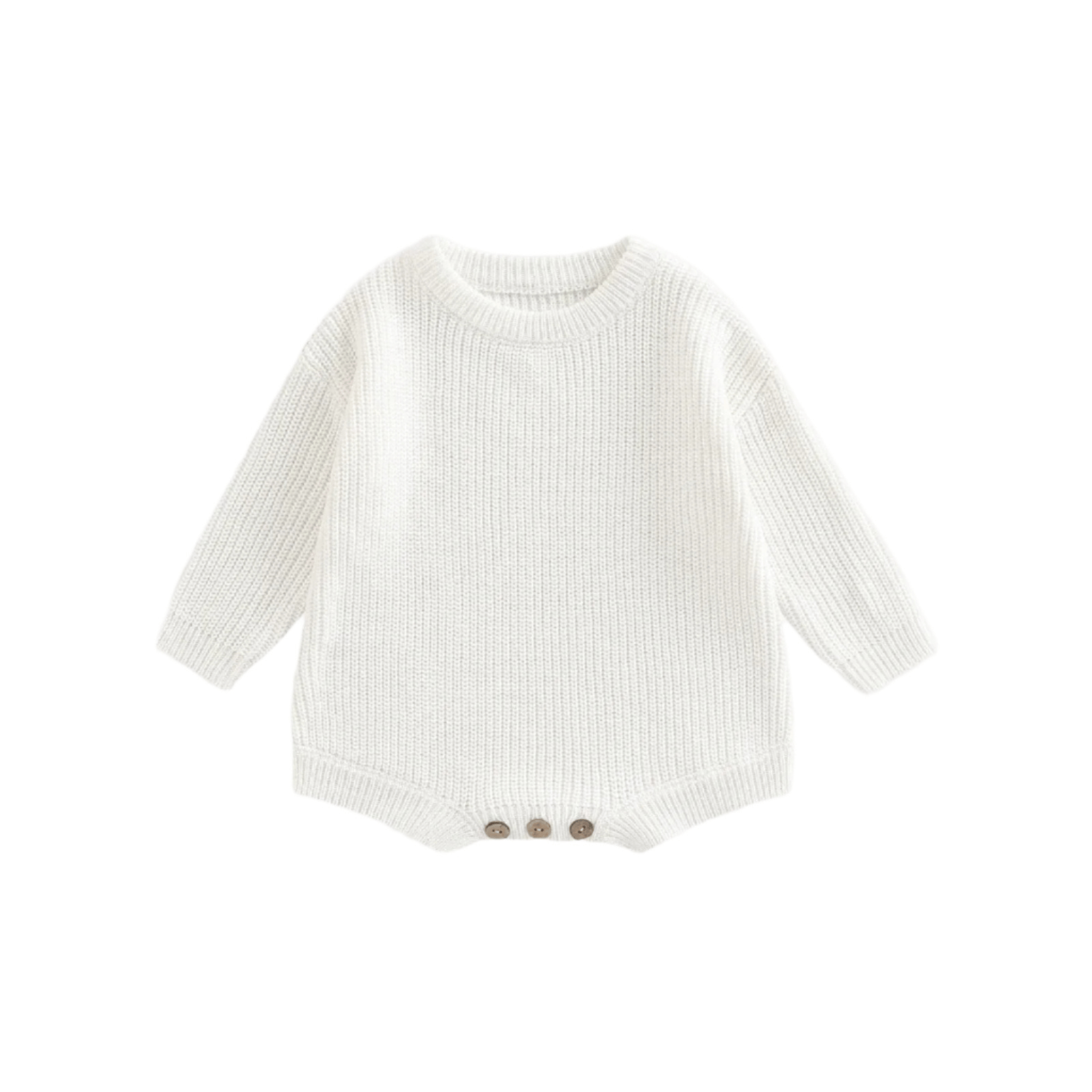 Knit Ribbed Sweater Romper
