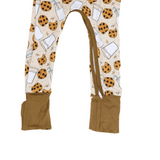 Milk & Cookies Easy-Zippy Romper