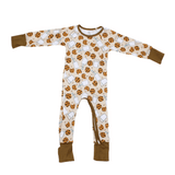 Milk & Cookies Easy-Zippy Romper