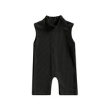 High Neck Sleeveless Jumpsuit