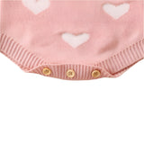 Heart Sweater Romper