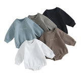 "Little Dude" Sweater Romper