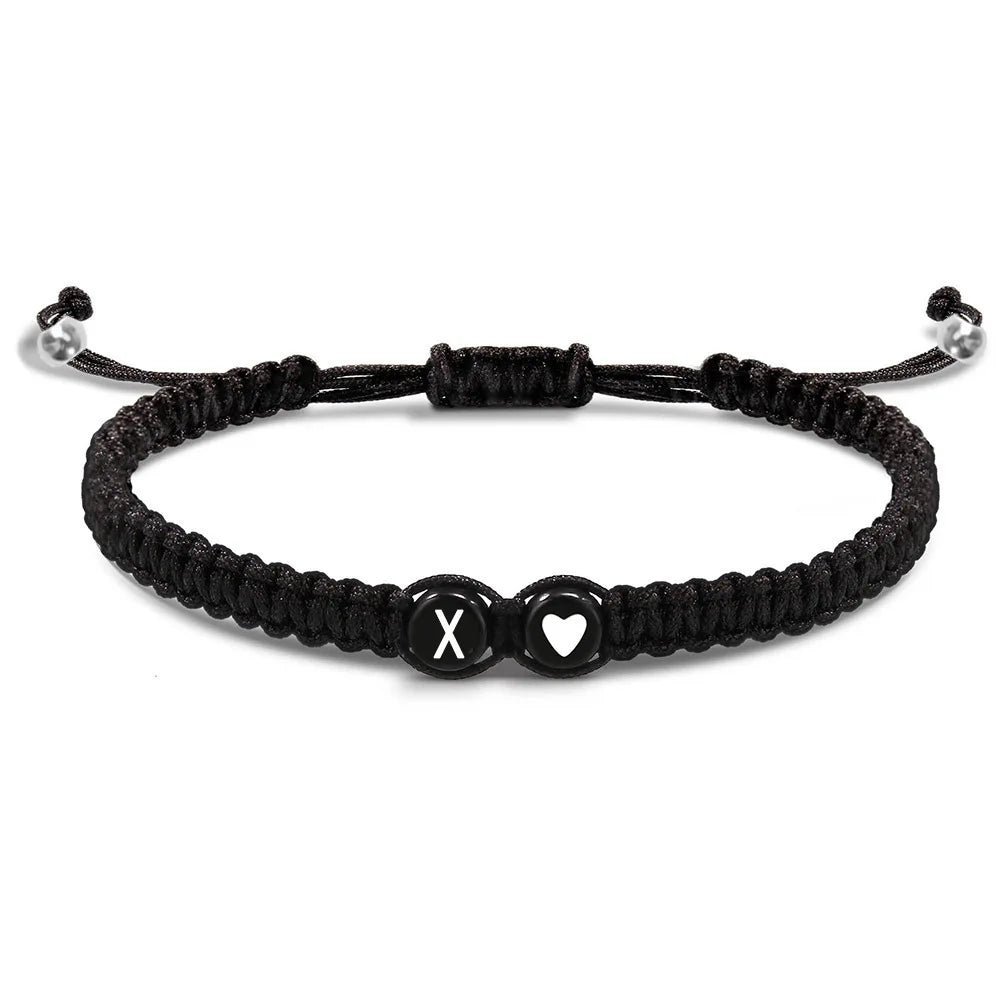 Initial Heart Bracelet