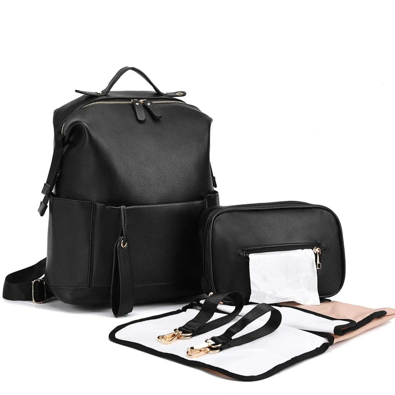 Leather Diaper Bag