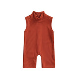 High Neck Sleeveless Jumpsuit