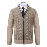 Heritage Knit Zip Cardigan