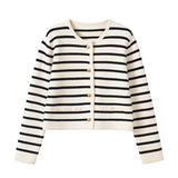 Stripe Knitted Cardigan