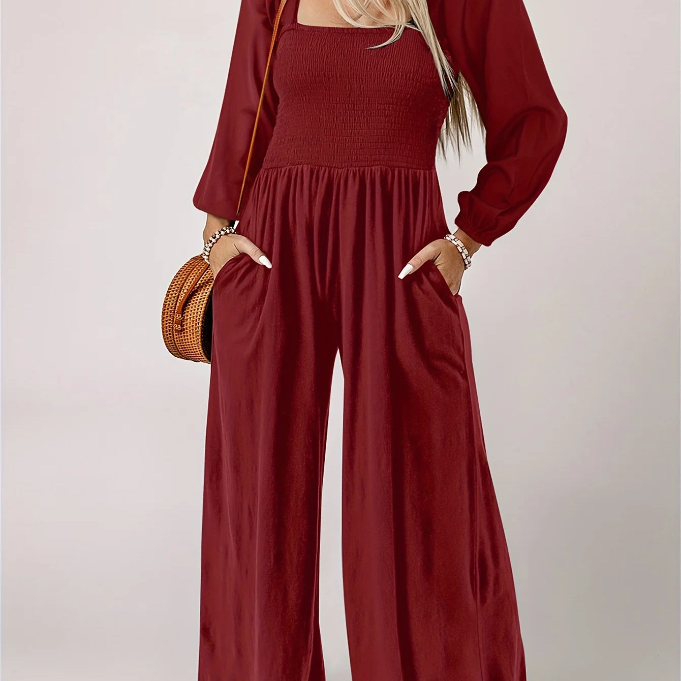Plus Size Wide Leg Jumpsuit