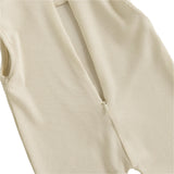 High Neck Sleeveless Jumpsuit
