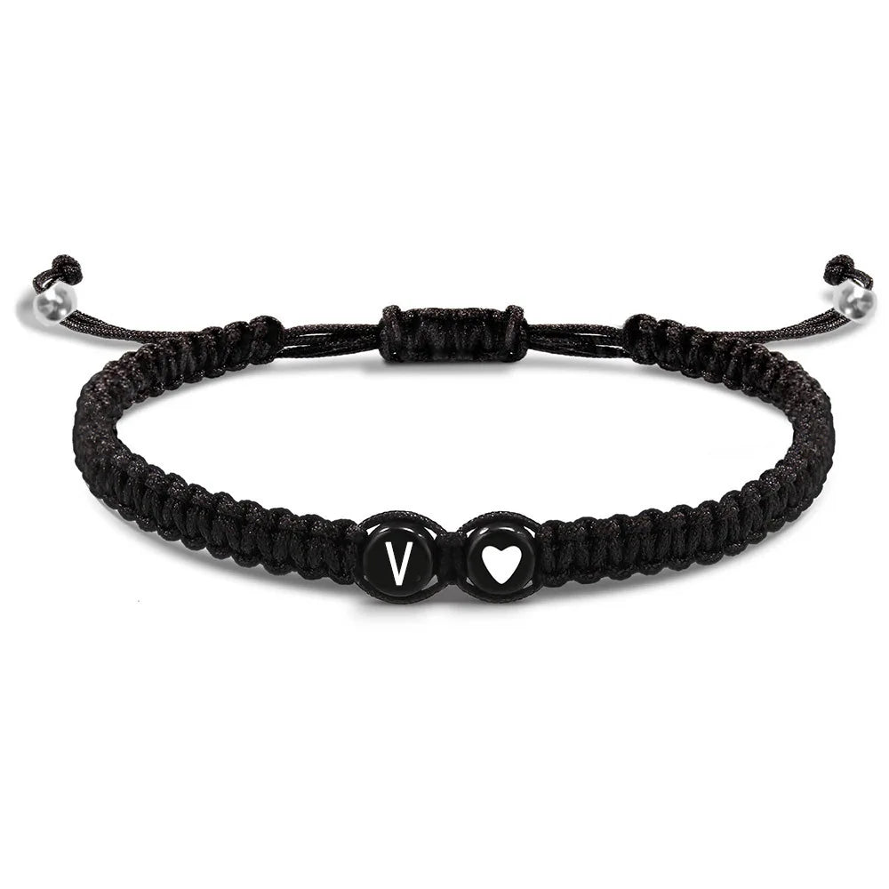 Initial Heart Bracelet