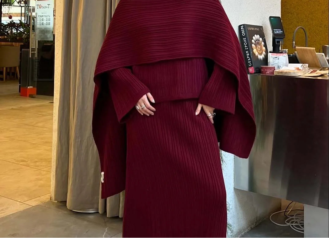 3 Piece Knit Luxe Set