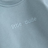 "Little Dude" Sweater Romper