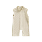 High Neck Sleeveless Jumpsuit