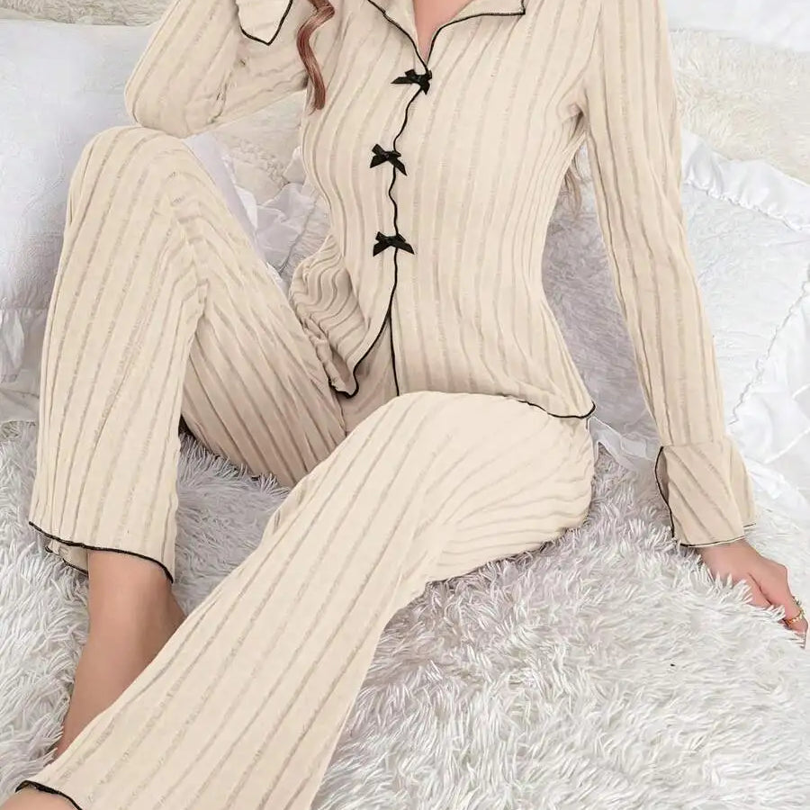 Long-Sleeve Pajama Set