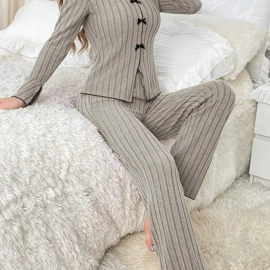 Long-Sleeve Pajama Set