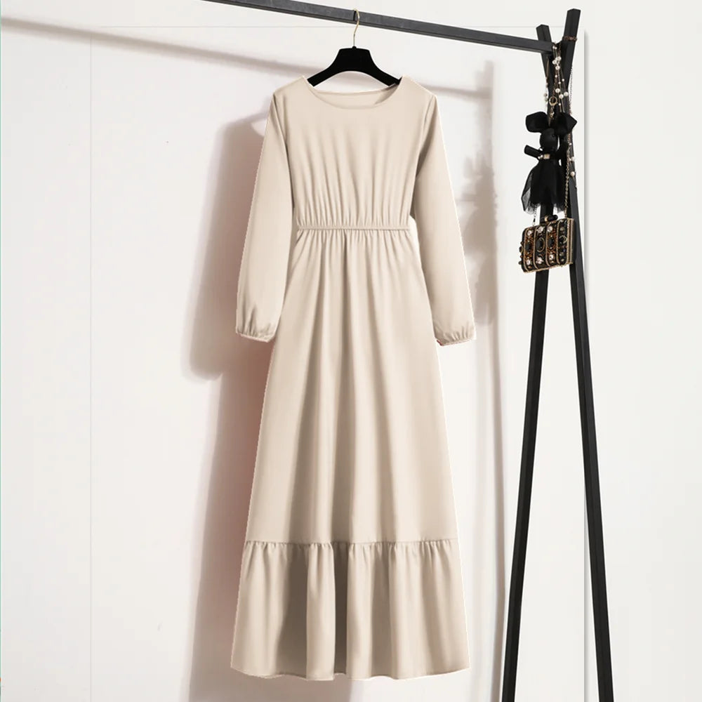 Solid Loose Maxi Dress