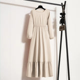 Solid Loose Maxi Dress