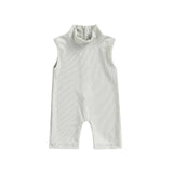 High Neck Sleeveless Jumpsuit