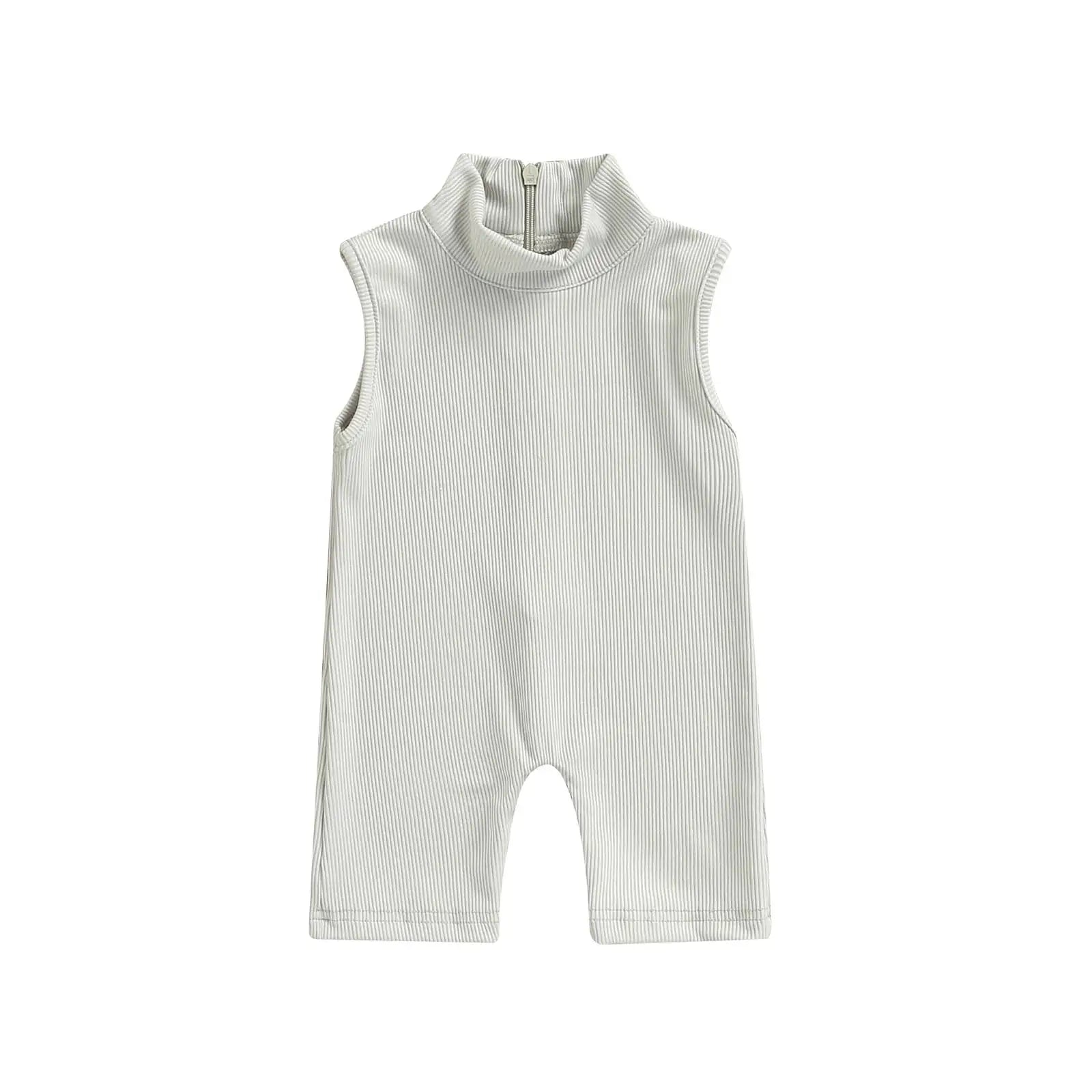 High Neck Sleeveless Jumpsuit