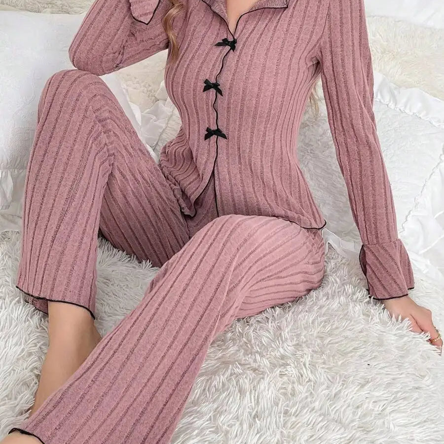 Long-Sleeve Pajama Set