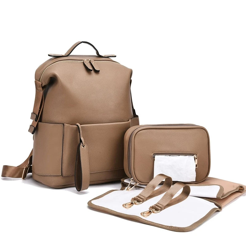 Leather Diaper Bag