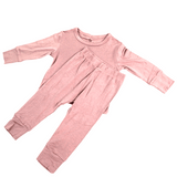 Two Piece Bamboo Solids Pajama Set