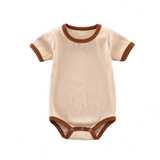 Two Tone Ribbed Bodysuit
