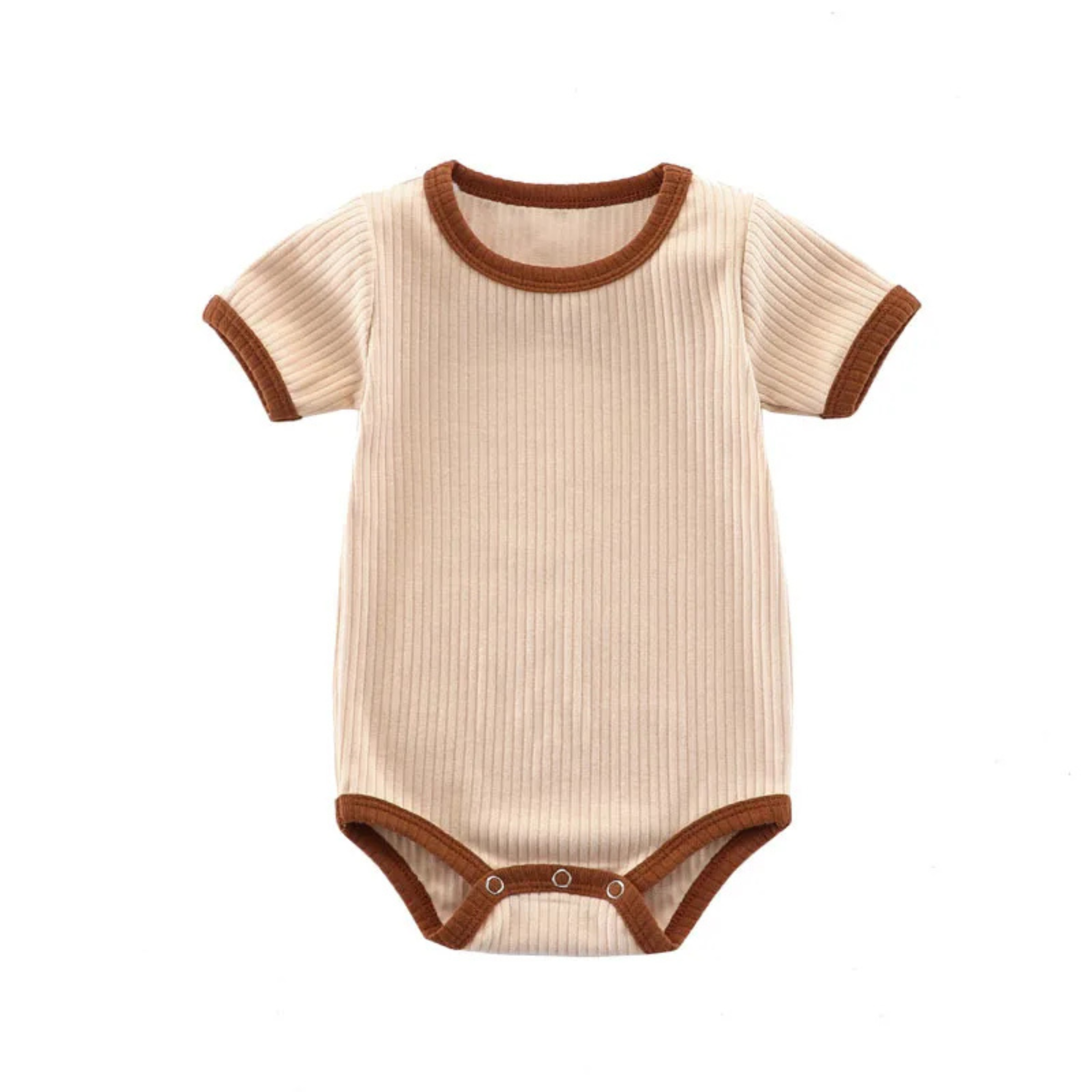 Two Tone Ribbed Bodysuit