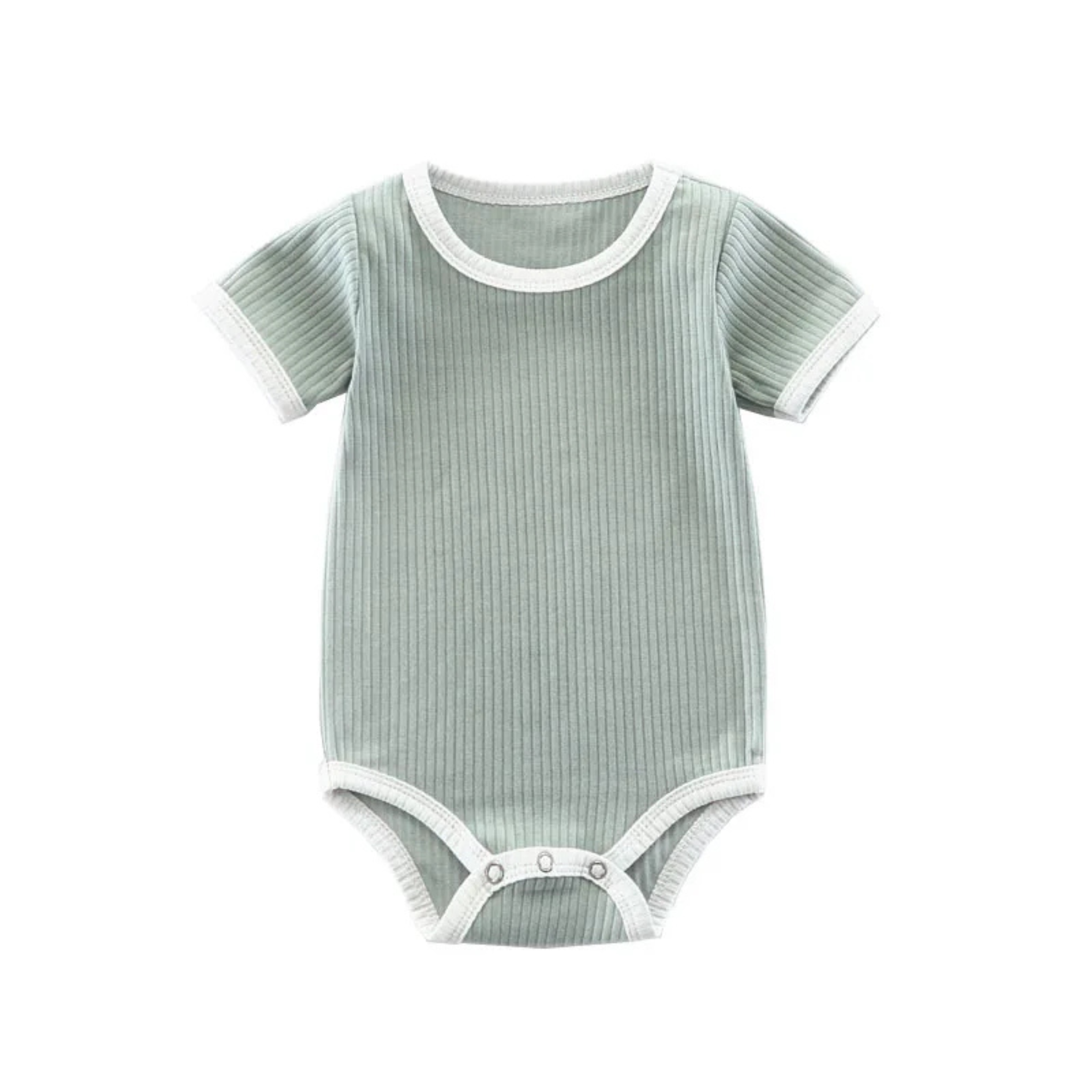 Two Tone Ribbed Bodysuit
