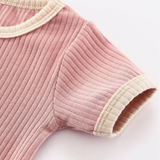 Two Tone Ribbed Bodysuit