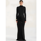 Lyra Satin Evening Dress