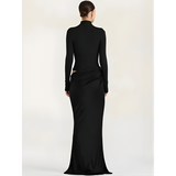 Lyra Satin Evening Dress