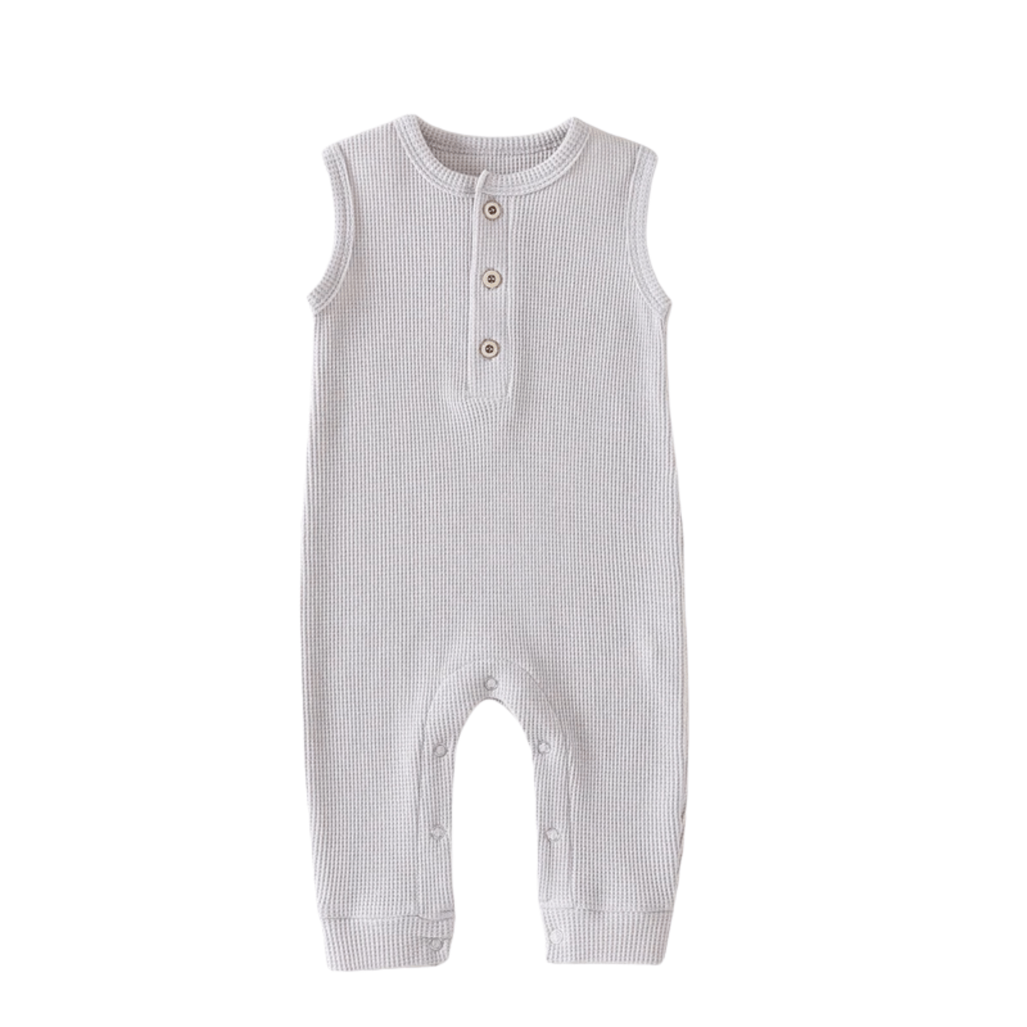 Waffle Sleeveless Romper